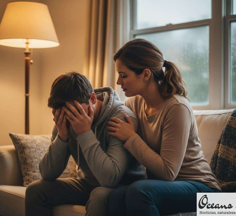 Acompañamiento tranquilo ante una mala reacción
